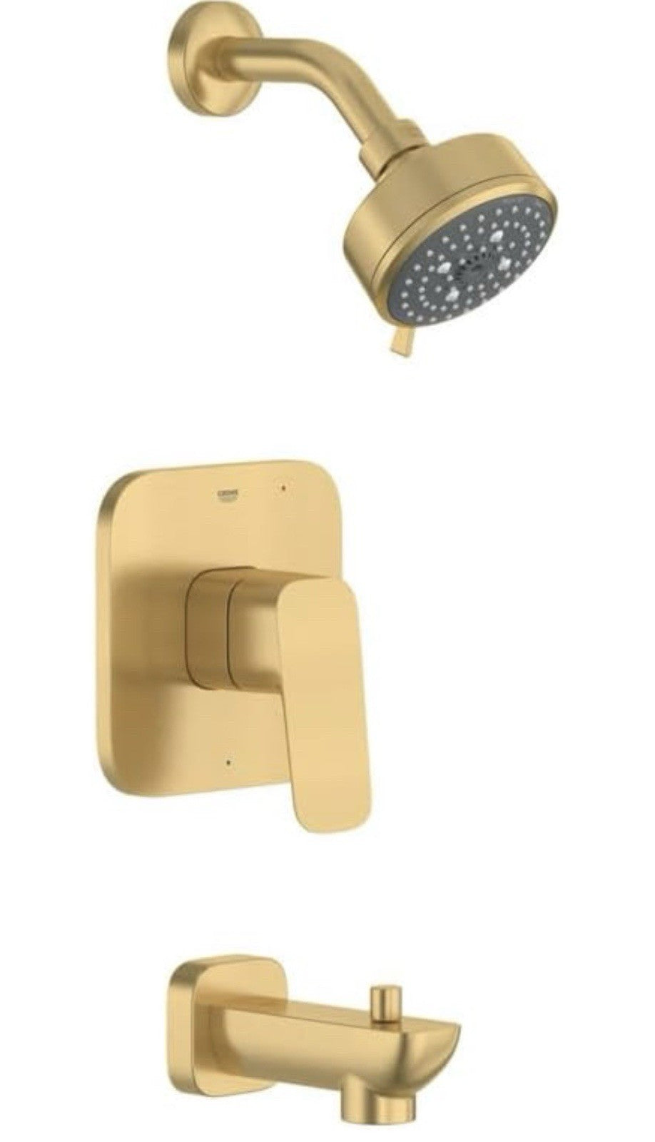 Grohe 105380GN00 Cubeo Pressure Balance Valve Tub/Shower Trim Kit,