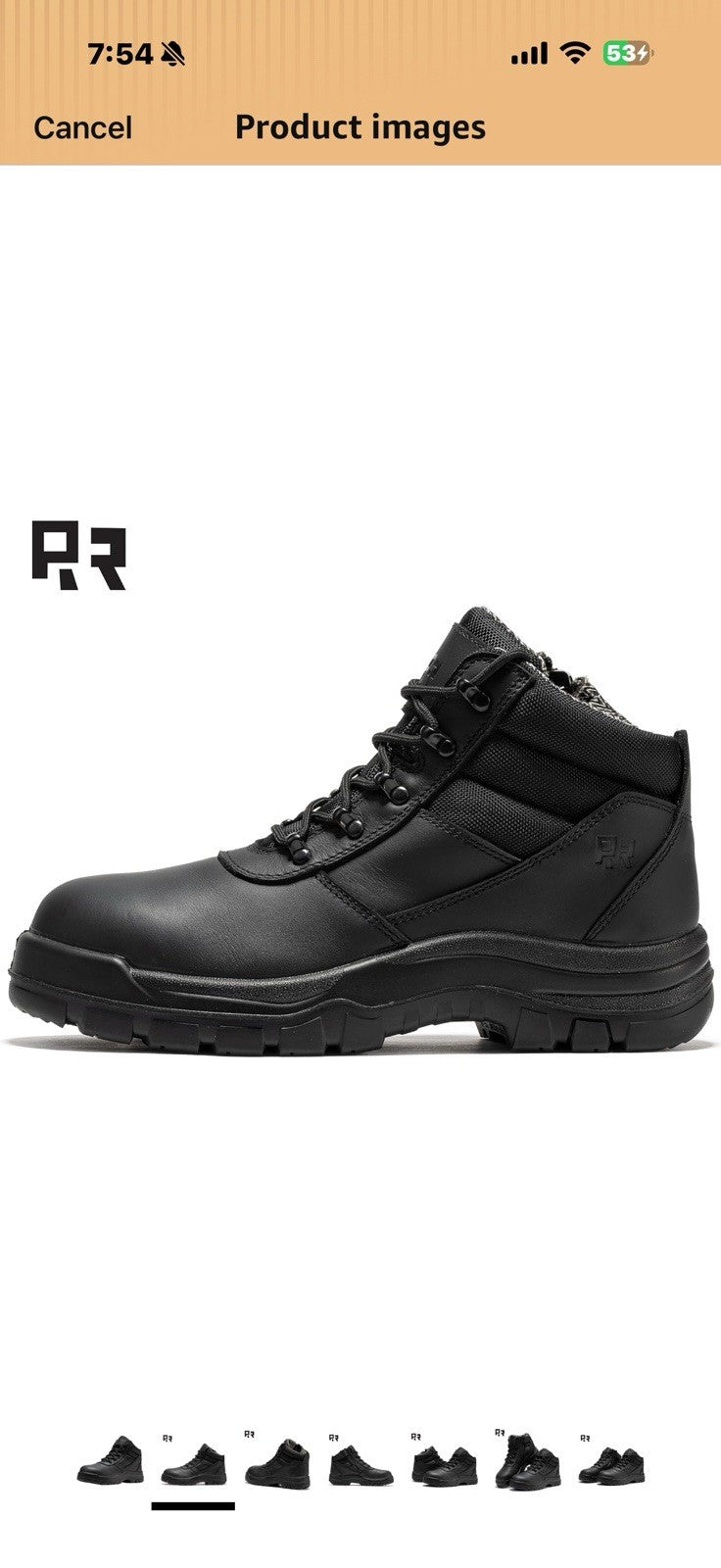 ROCKROOSTER 5 Inch Wheat Oxford Work Boots for men, Composite