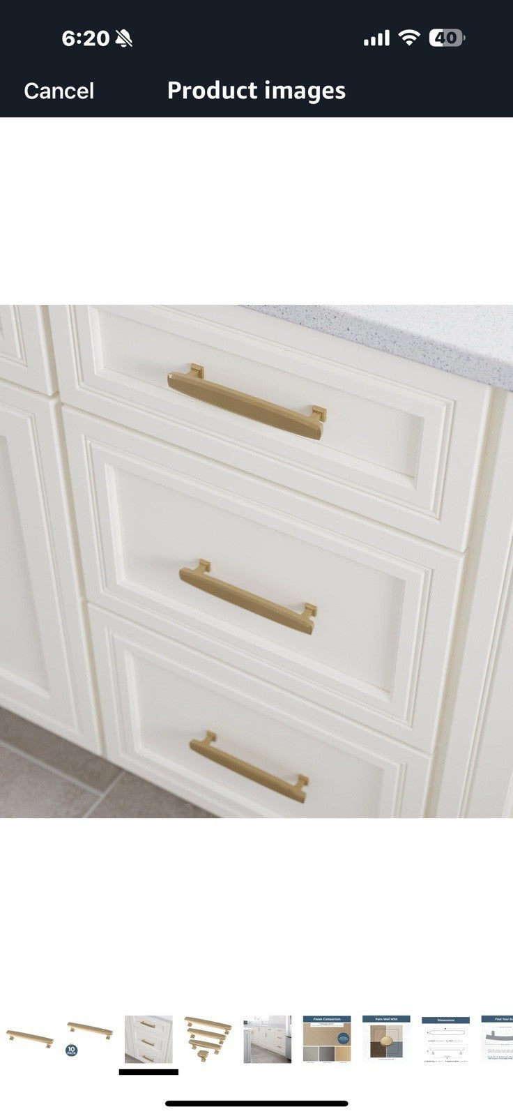 FRANKLIN BRASS Beveled (10-Pack) Cabinet Handles 5-1/16" Hole Center