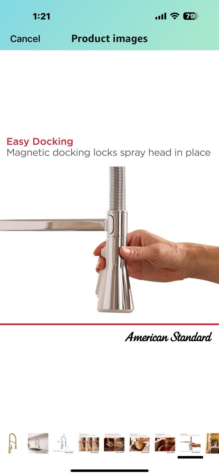 American Standard 104882GN00 Aspirations Semi-Pro Kitchen Sink Faucet, 1.8 GPM
