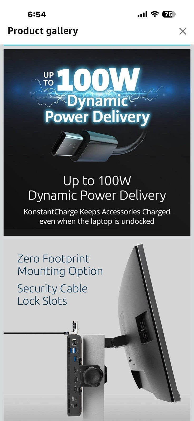 Kensington SD3210U3 USB-C® 10Gbps Triple Video Driverless Dock 100W PD