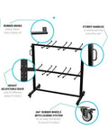 Mobile Cart Of Furniture Hawkins Heavy Duty Folding Table and Chairs