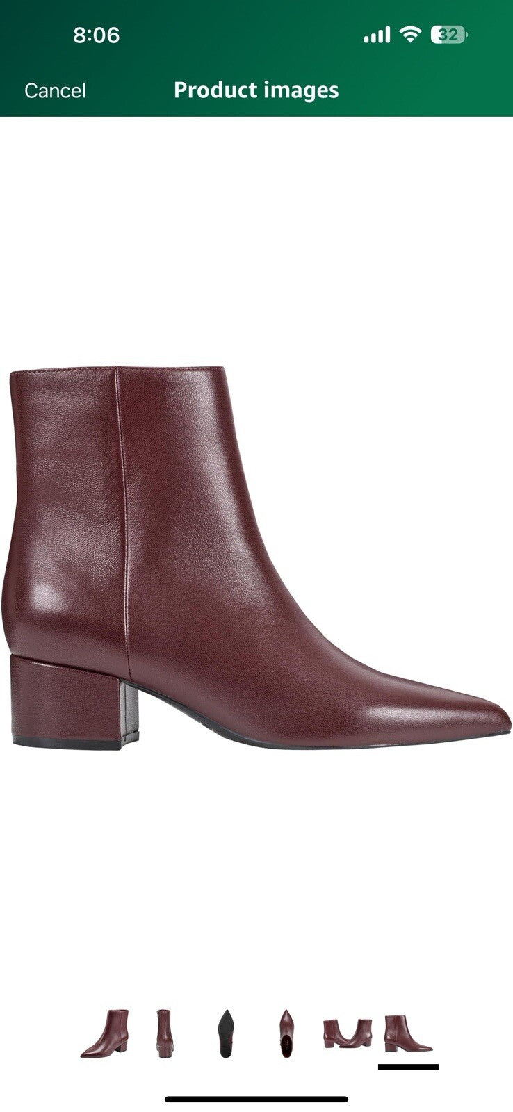 Marc Fisher Women's Gismo Ankle Boot Size 8 