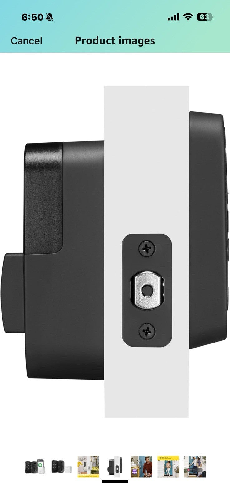 Yale Assure Lock 2 Keypad with Wi-Fi Connect, Black Suede Deadbolt 