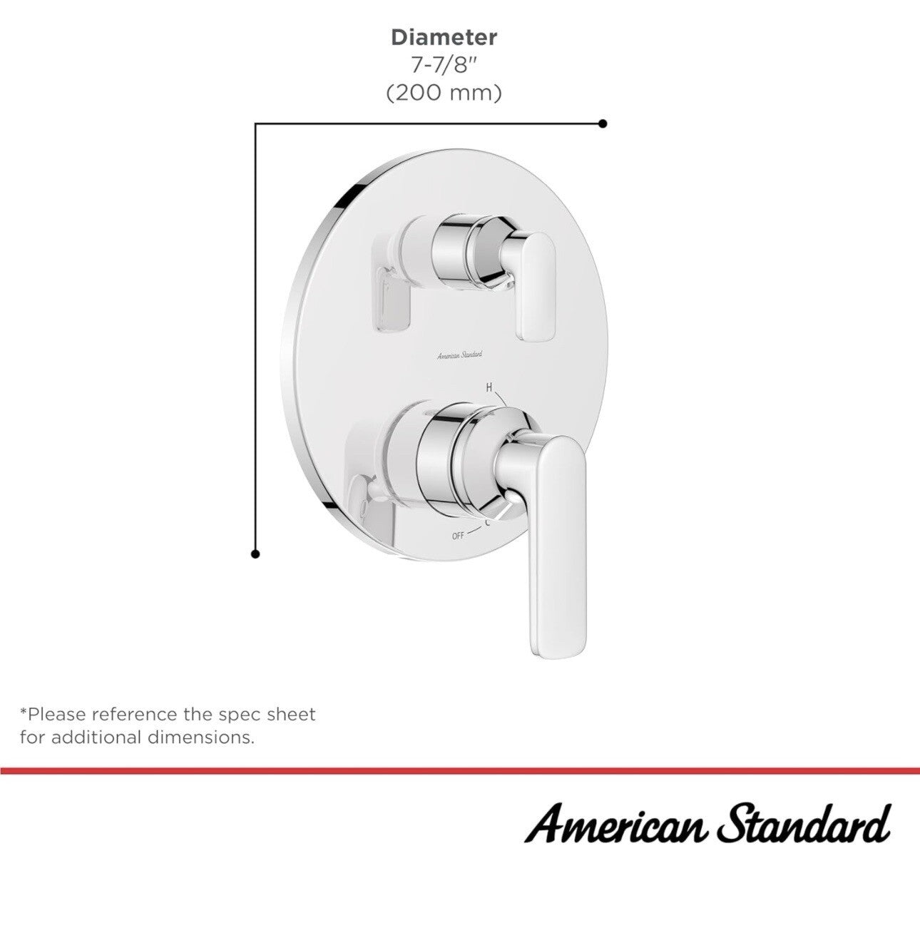 American Standard TU061740.295 Aspirations 2-Handle Pressure Balance