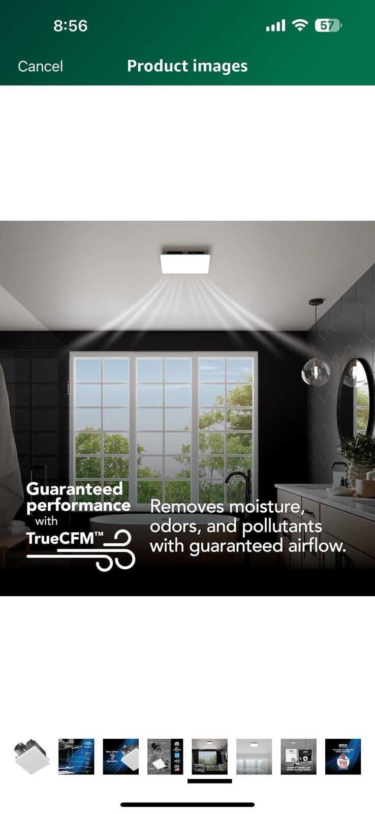 Broan-NuTone EVOLVE Premium Bathroom Exhaust Fan w/Continuous 