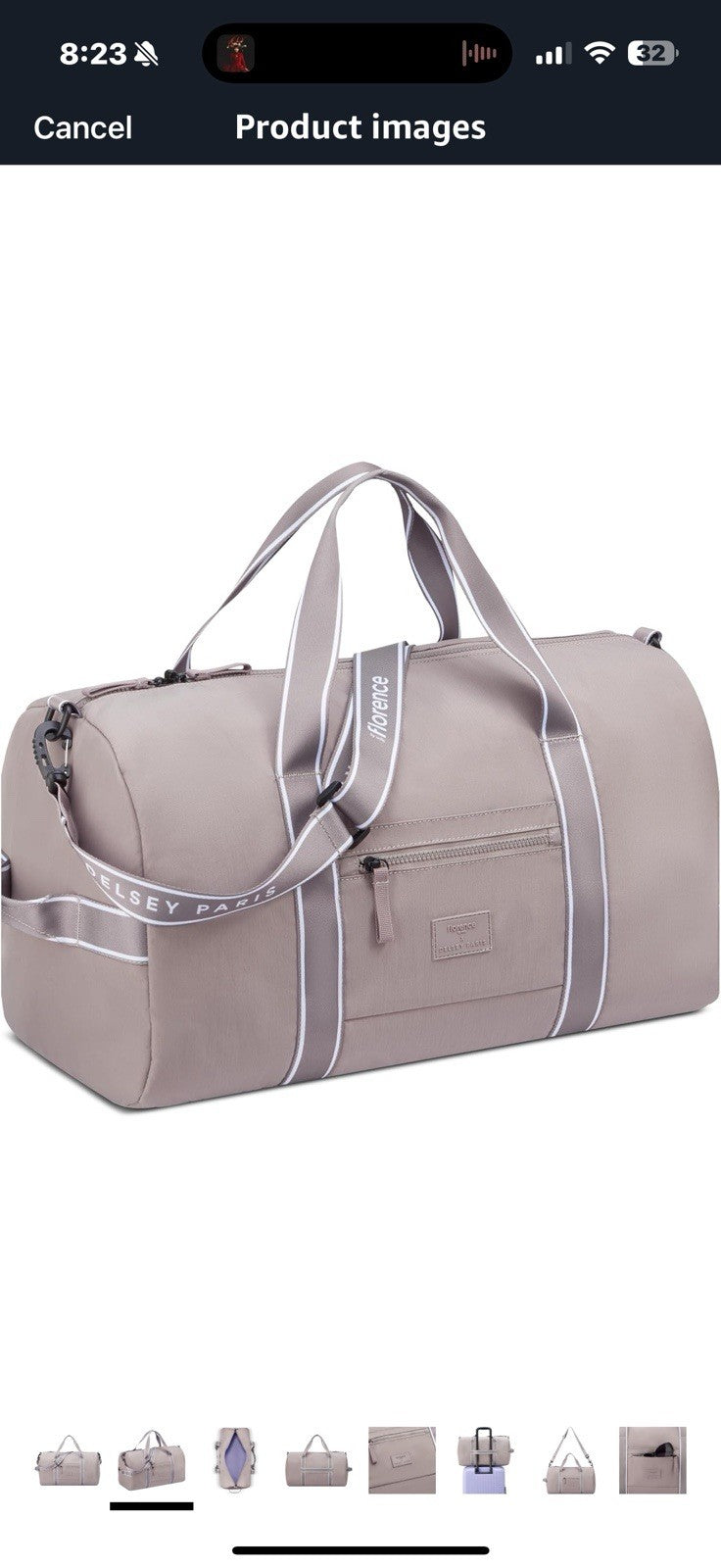 florence by mills Sweet Escape Carry-On Duffle Bag