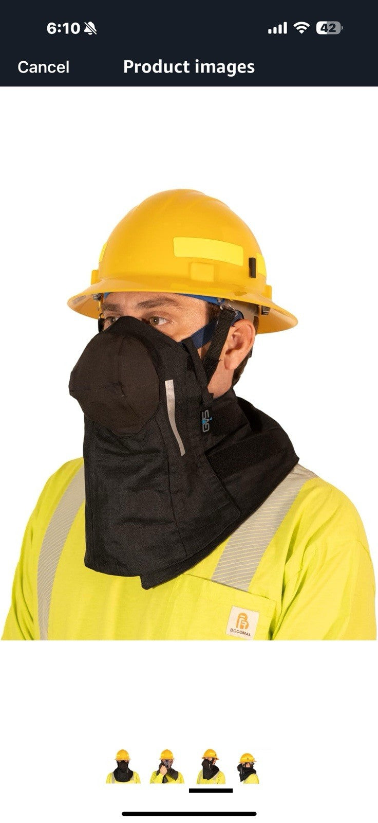 GVS Elipse Flame Resistant Shield + Reusable Half Mask with P100