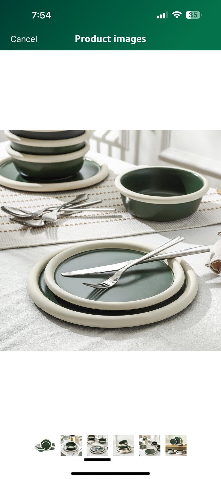 Stone Lain Capri 12-Piece Dinnerware Set Stoneware, 12-Piece - Service for 4