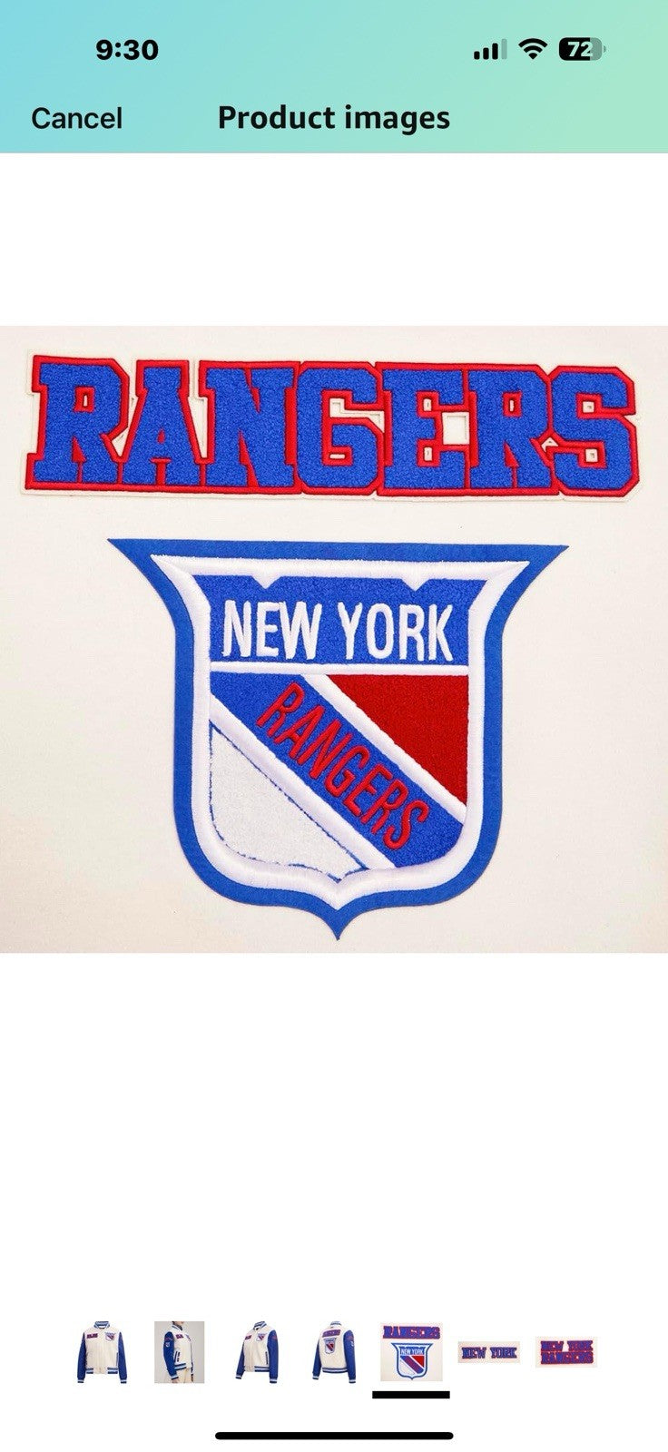Womens NHL Retro Classics Varsity Jacket Large 