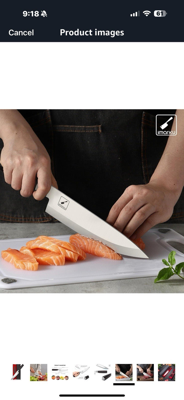imarku Chef Knife 8-Inch Pro Japanese 