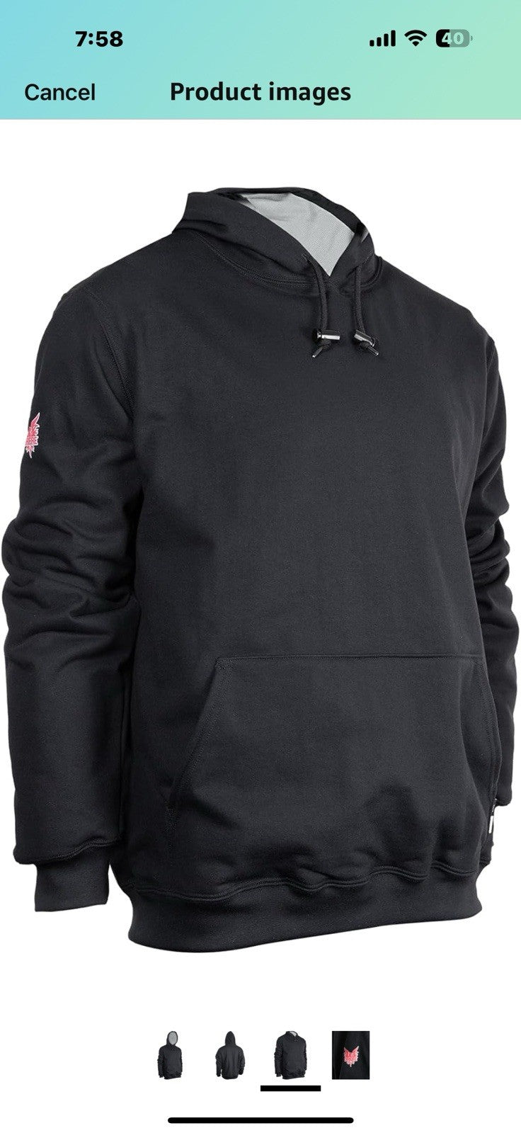 DRIFIRE Fr Lined Pullover Hoodie X Large Blue 