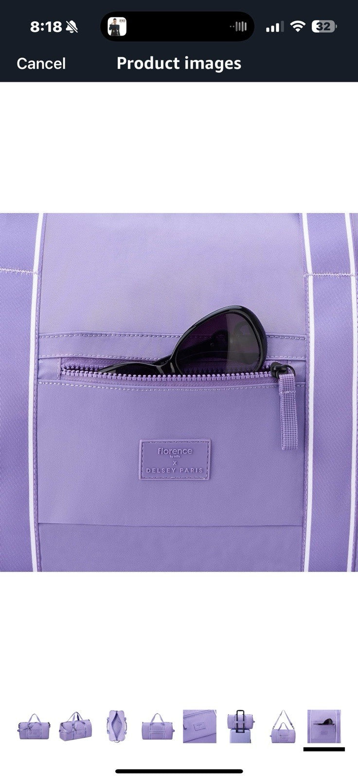 florence by mills Sweet Escape Carry-On Duffle Bag