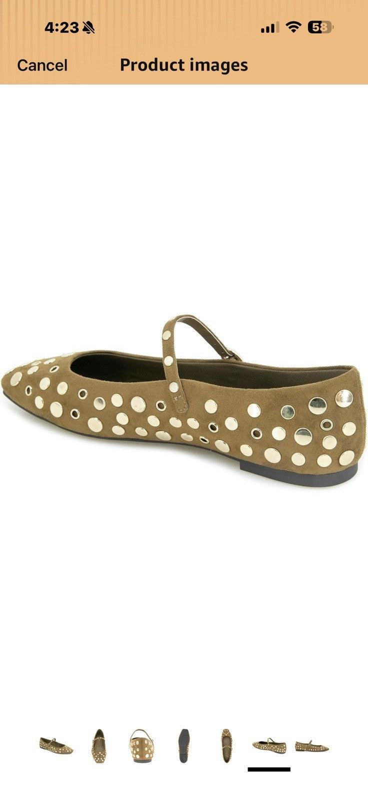 Kenneth Cole New York Women's Jasper Stud Mary Jane Flat