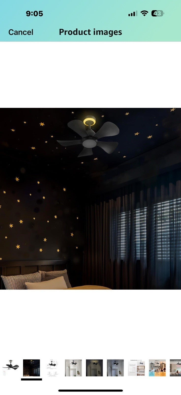 GLOBE Electric 37000106 30" Ceiling Fan with LED Light, Nightlight, Remote 