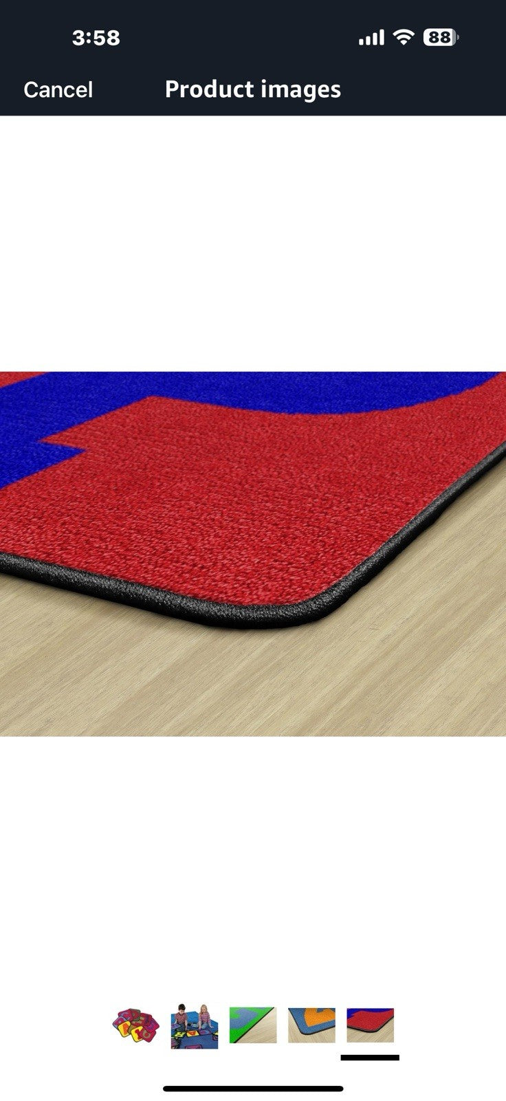 Flagship Carpets Building Blocks Children's Seating Squares for Home