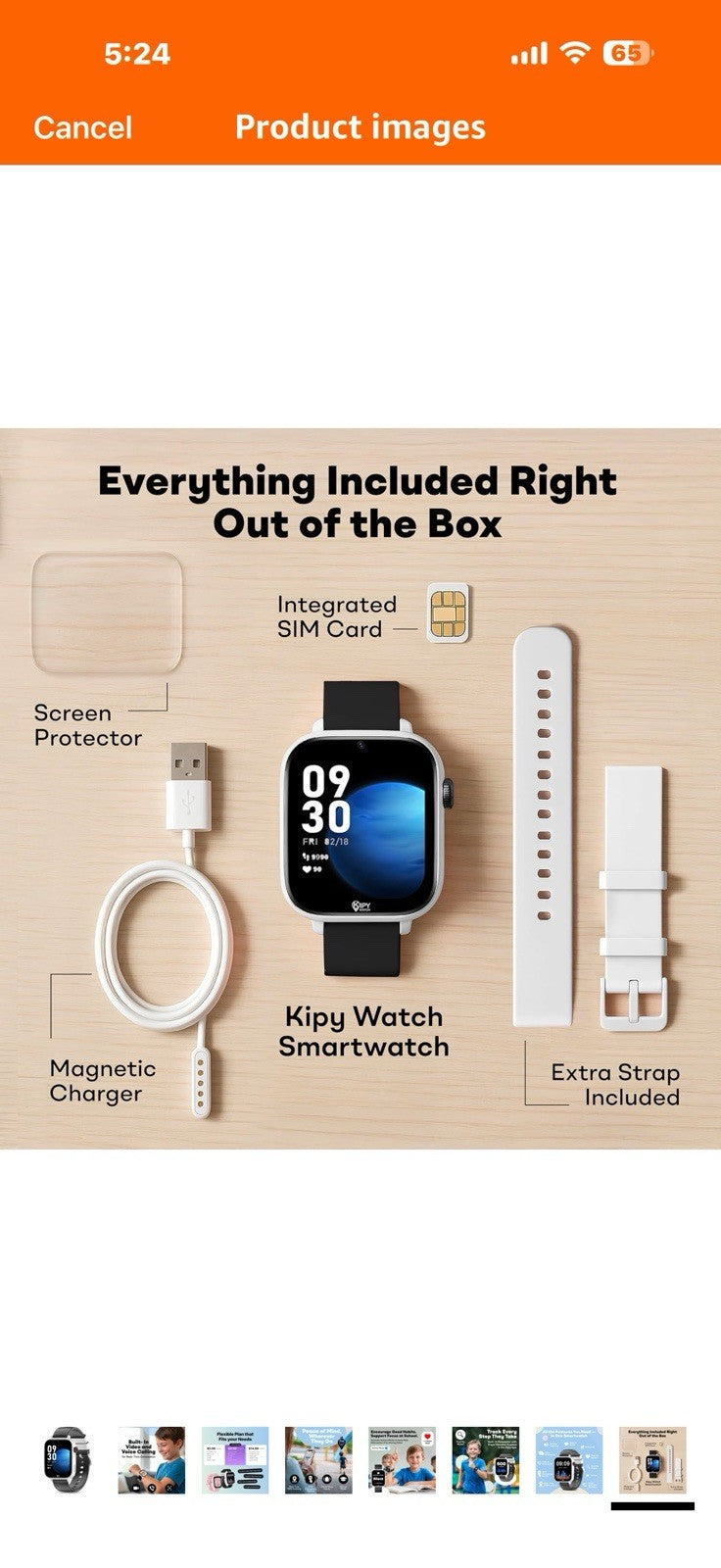 Kipywatch Smart Watch for Kids - Kids Smart Watch with GPS Tracker