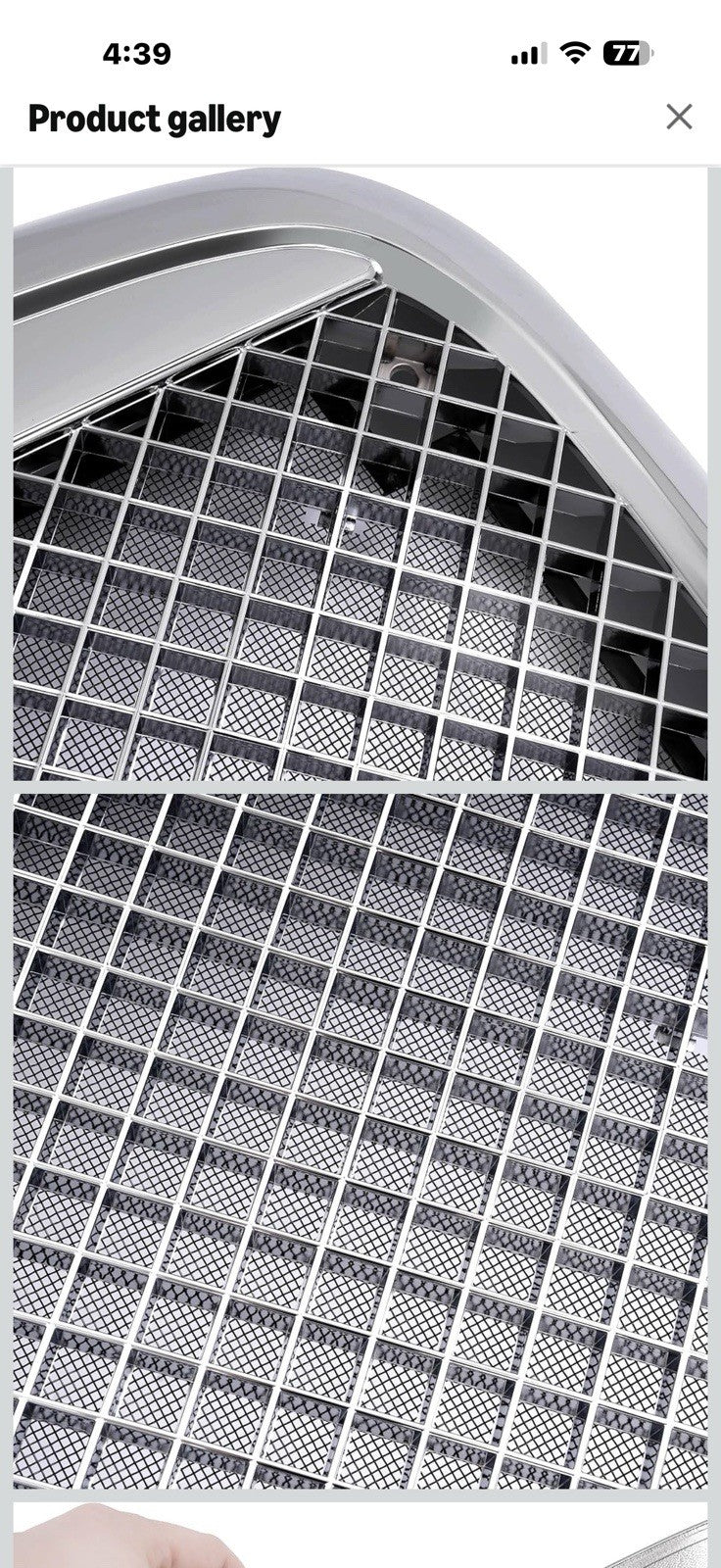 ALMULOO Grill Compatible with 2000-2016 Freightliner Columbia Steel+Plastic