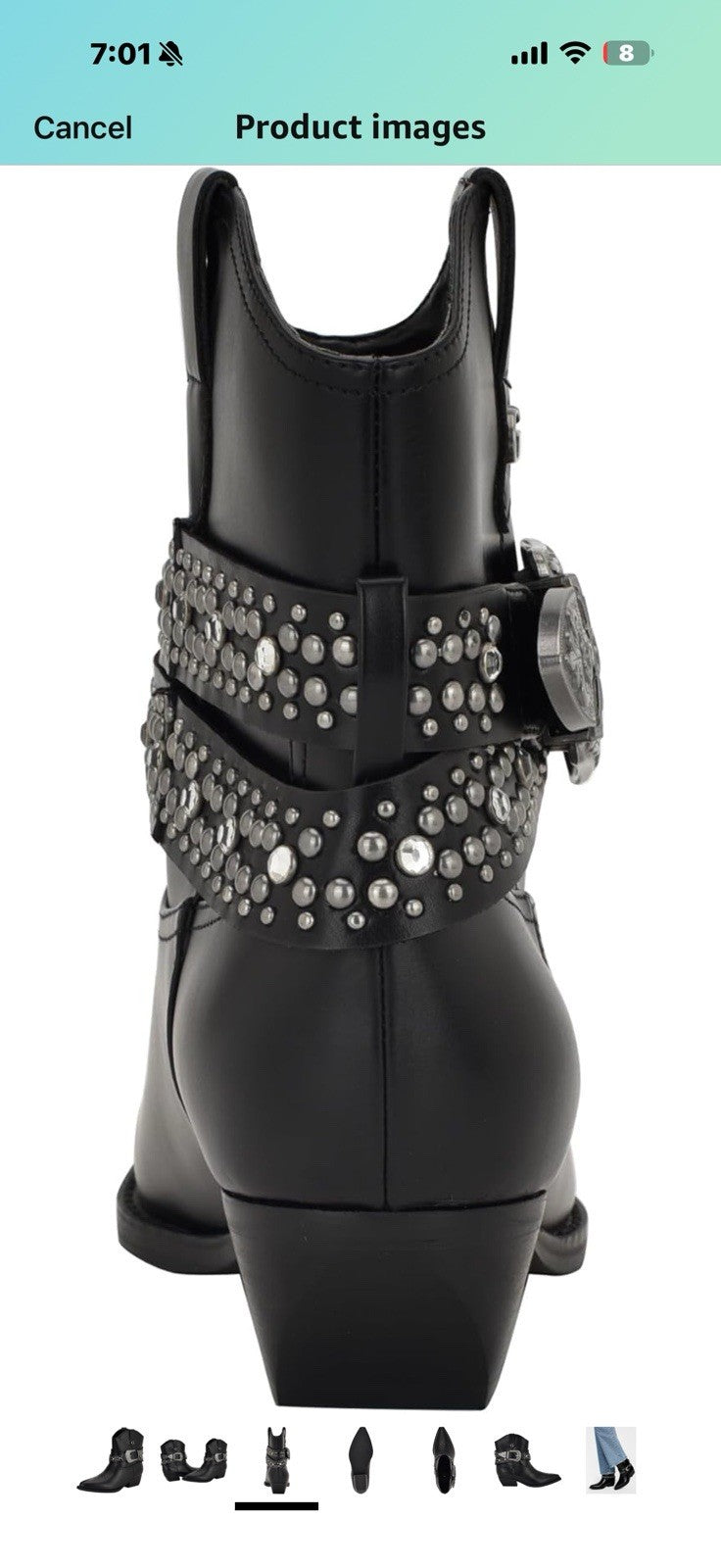 GUESS Women's Lansly Ankle Boot Size 8.5