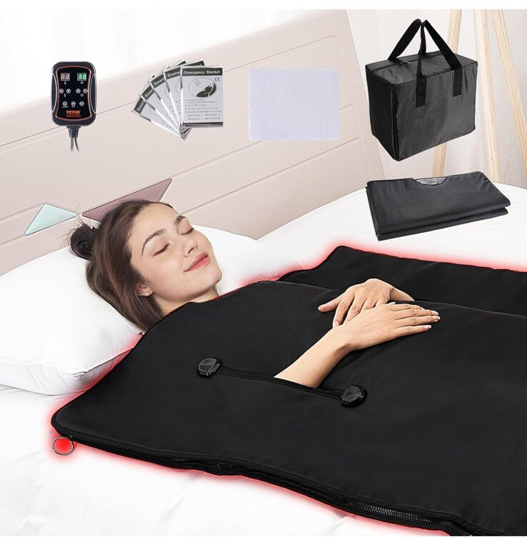 VEVOR Sauna Blanket for Detoxification, Portable Far Infrared Sauna