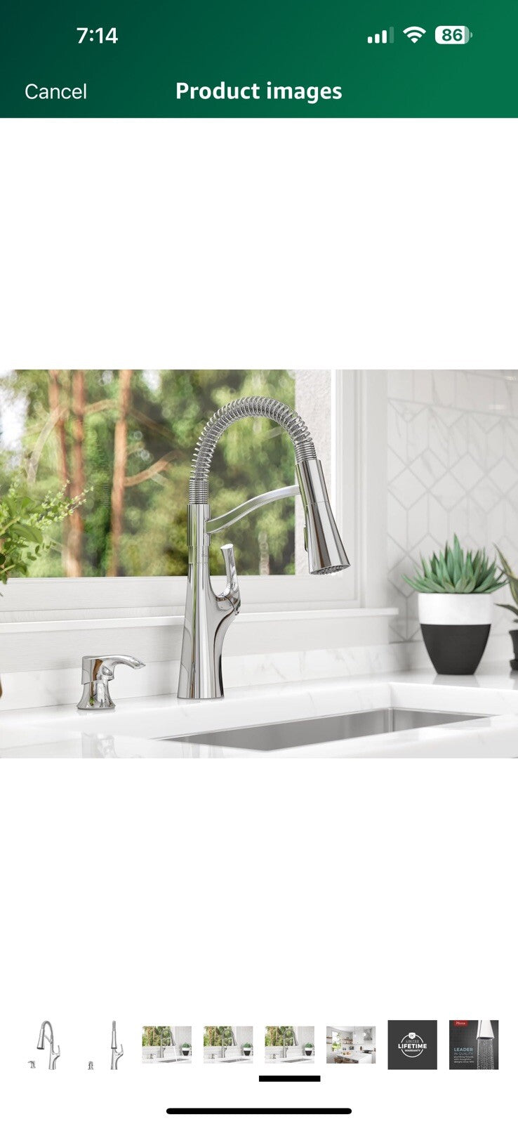 Pfister Ladera Commercial Culinary Kitchen Faucet with Pull Down Sprayer