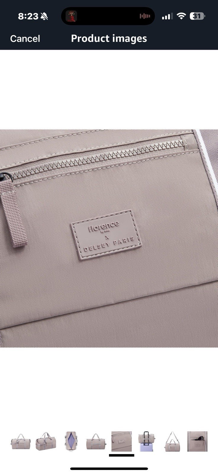 florence by mills Sweet Escape Carry-On Duffle Bag