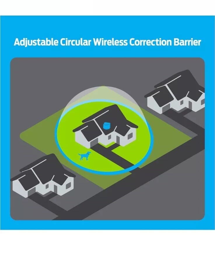 Premier Pet Wireless Dog Fence System - Circular Boundary, Adjustable