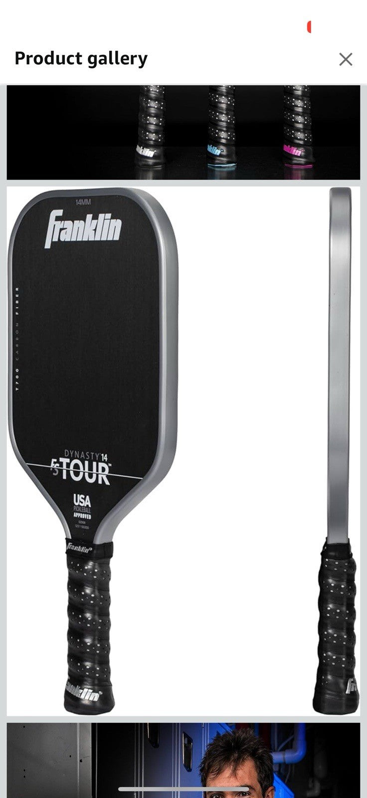 Franklin SportsFranklin Sports Pro Pickleball Paddle Set - FS Tour Series 14mm