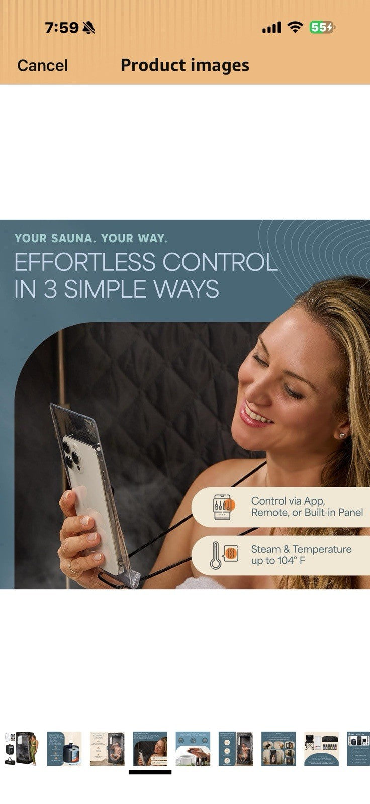 LifePro Revivify Portable Sauna Box – at Home Sauna Tent with Adjustable