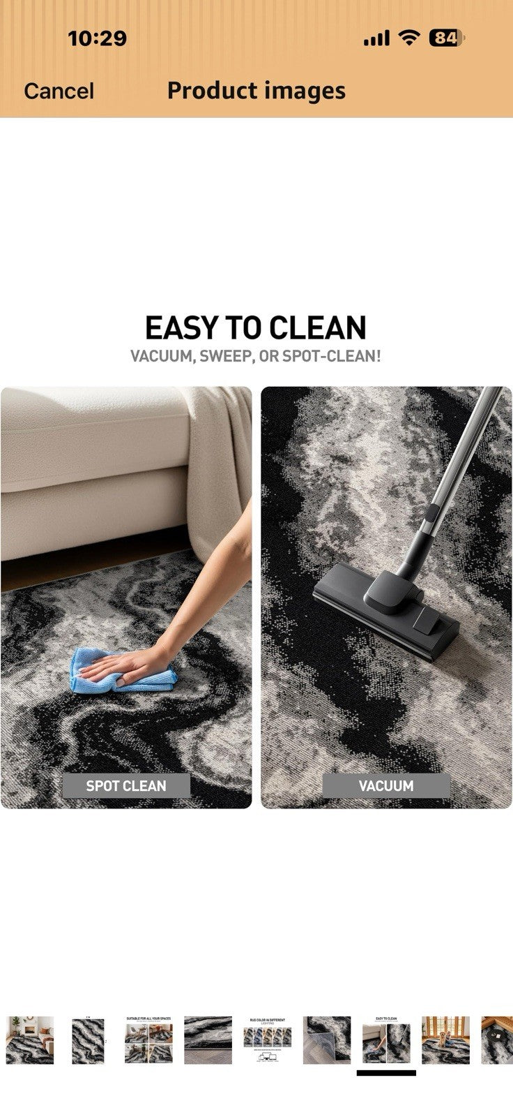Rugshop Modern Contrast Indoor Area Rug for Living Room