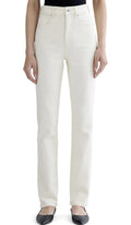 Everlane Women's Way-High Slim High-Waisted Straight Denim Jean
