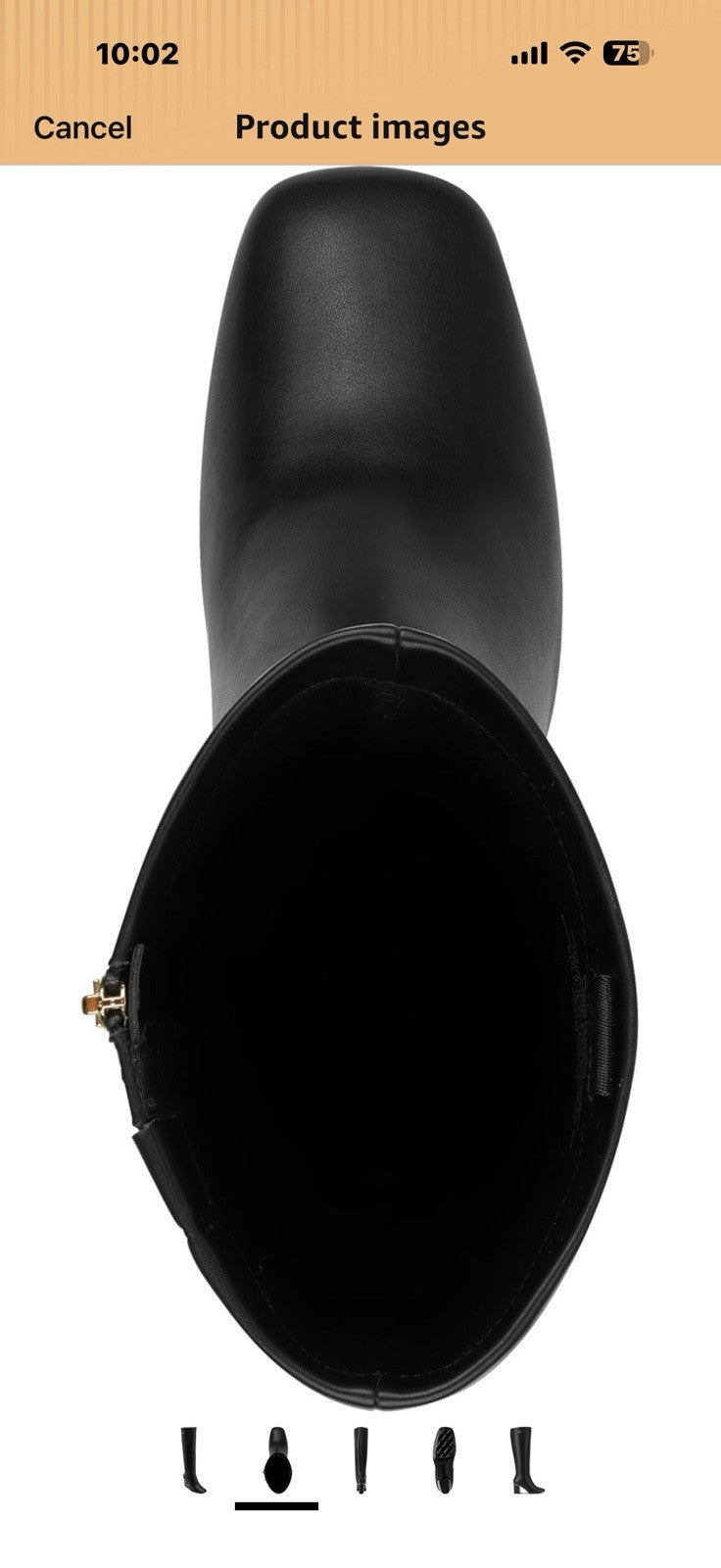 DKNY Women's Casonn Tall Knee High Boot with Block Heel Fashion Size 8