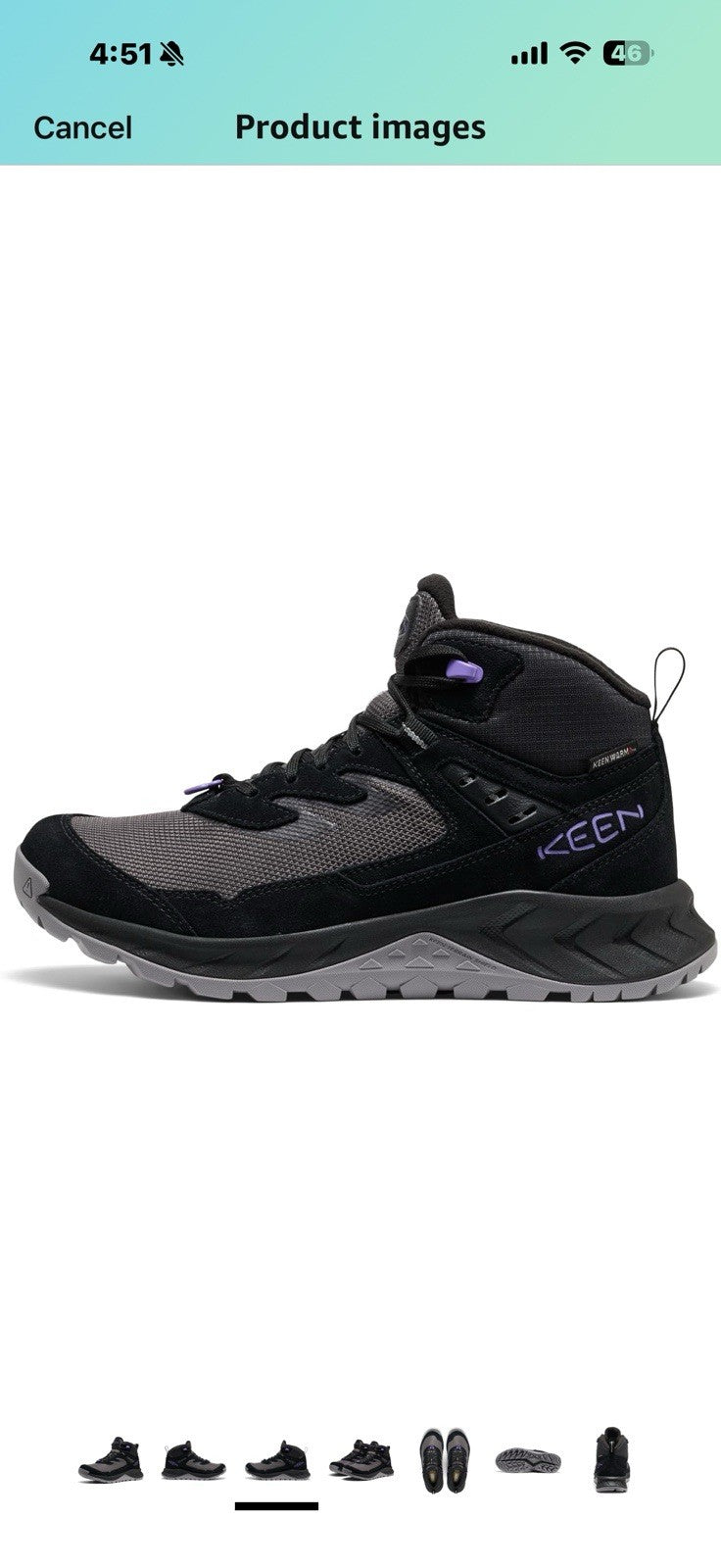 KEEN womens Hightrail Mid Height Durable Insulated Leather Waterproof  10
