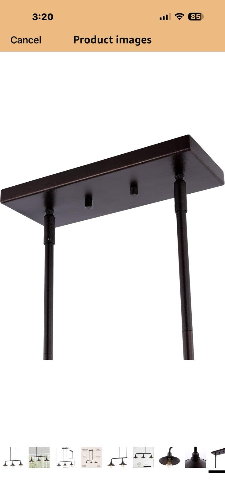 JONATHAN Y JYL1113A Cade 34.25" 3-Light Metal Farmhouse Industrial