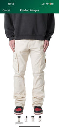 mnml Men's Bootcut Cargo Pants 40 Regular