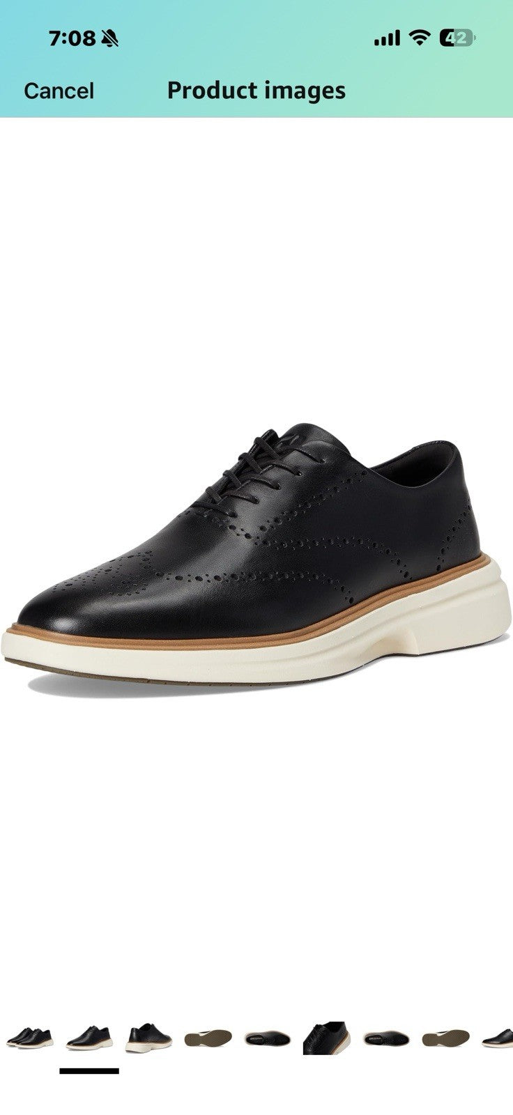 Cole Haan Men's Originalgrand Cityspectre Wingtip Oxford Size 9