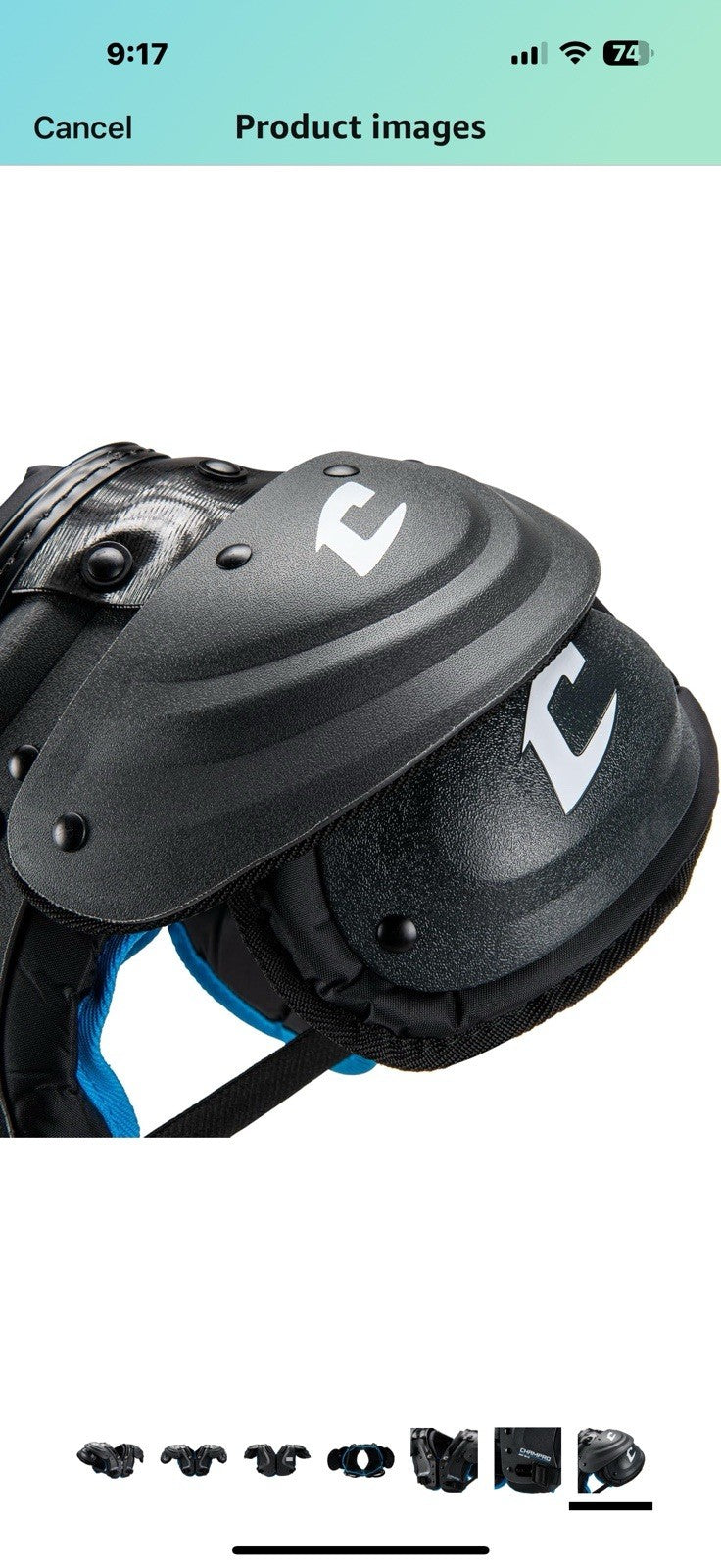 CHAMPRO Python Youth Shoulder Pad X Large 