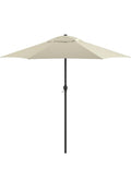 Sunline 9 ft Patio Umbrella with Crank & Push Button Tilt, Outdoor Market