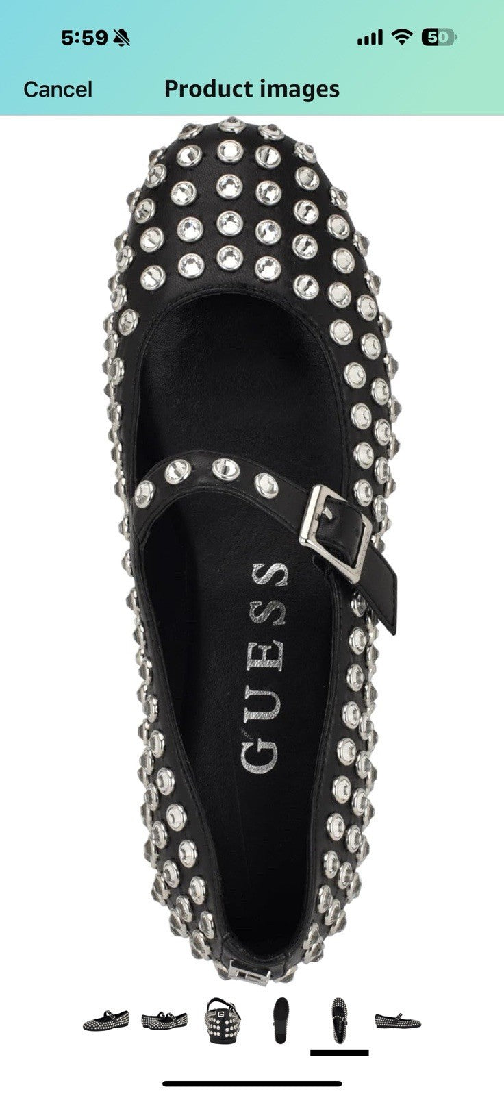 GUESS Women's Kalidal Mary Jane Flat Size 10 