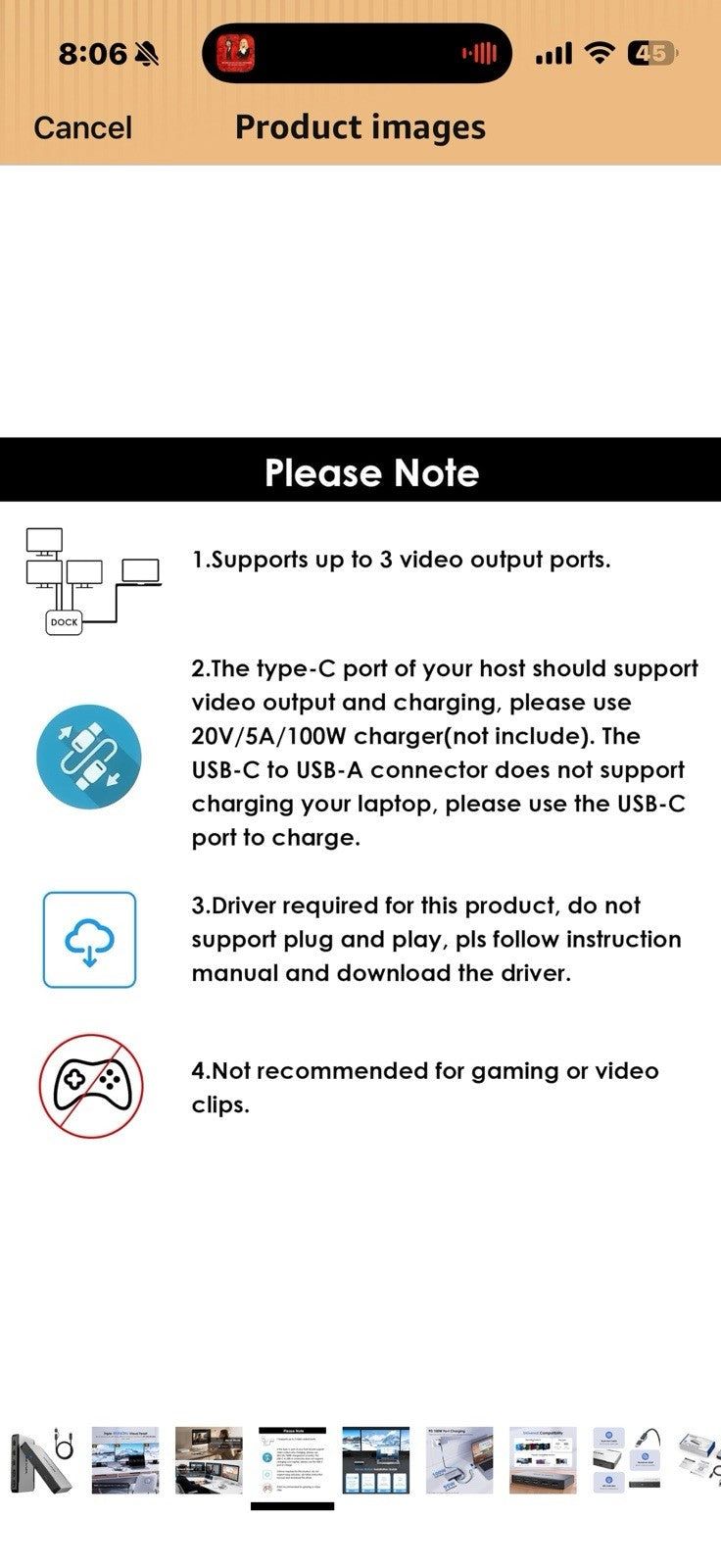 USB C to HDMI Adapter, WAVLINK Triple Monitors Adapter