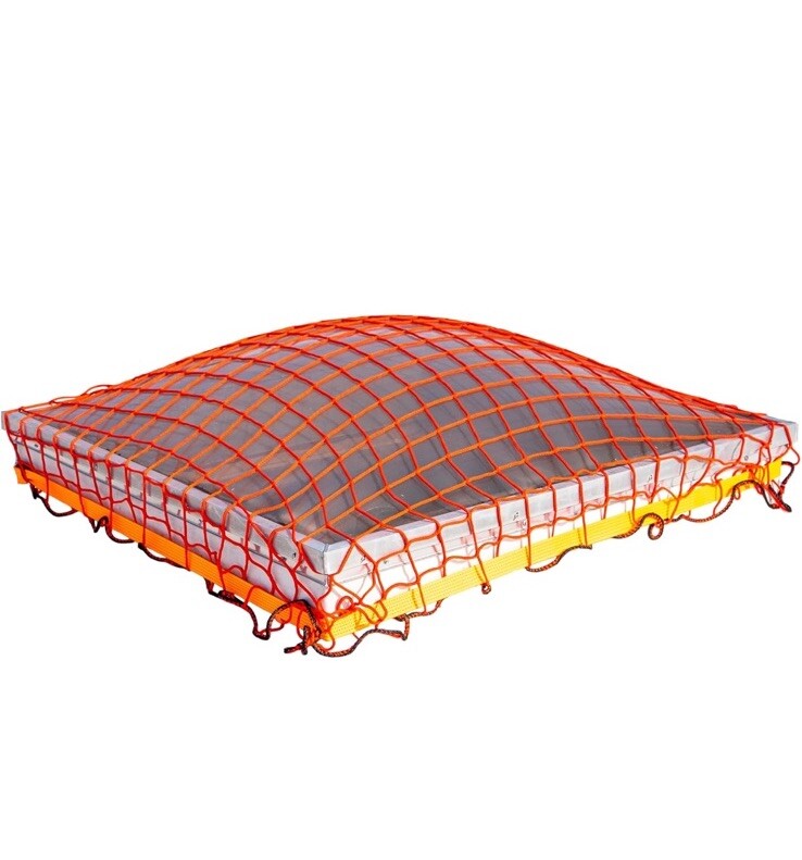 Tie Down 65400 Roof Top Safety Skylight Netting, Orange, 7' Length, 7' 