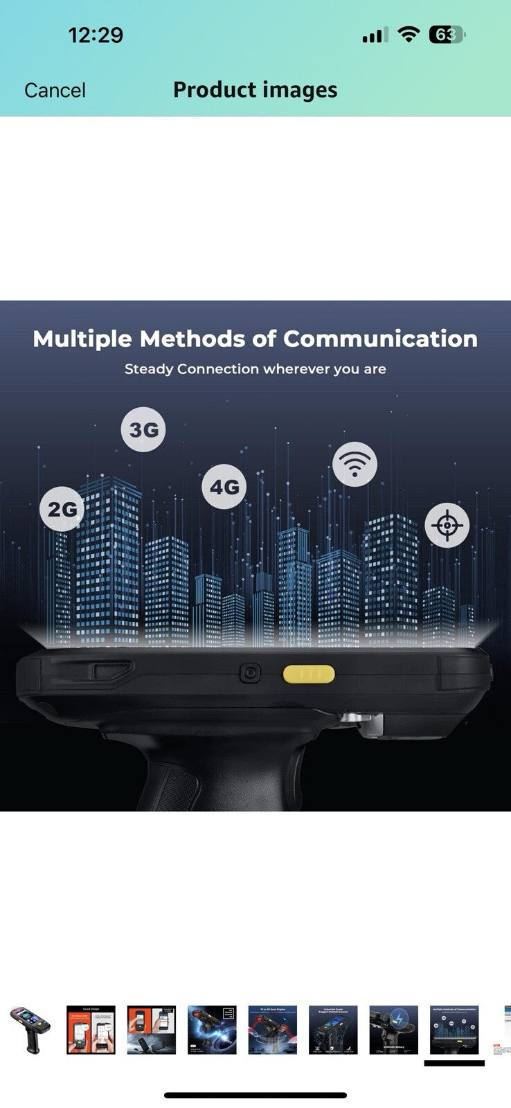 MUNBYN 084P 2024 New Android Barcode Scanner, Android 10 Scanner, 