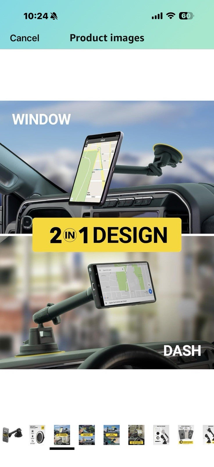 Scosche Extra-Strong Magnetic Cell Phone Car Mount/Tablet Holder 