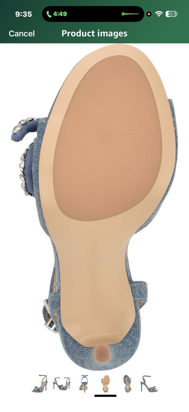 GUESS womens Charmin Size 8.5