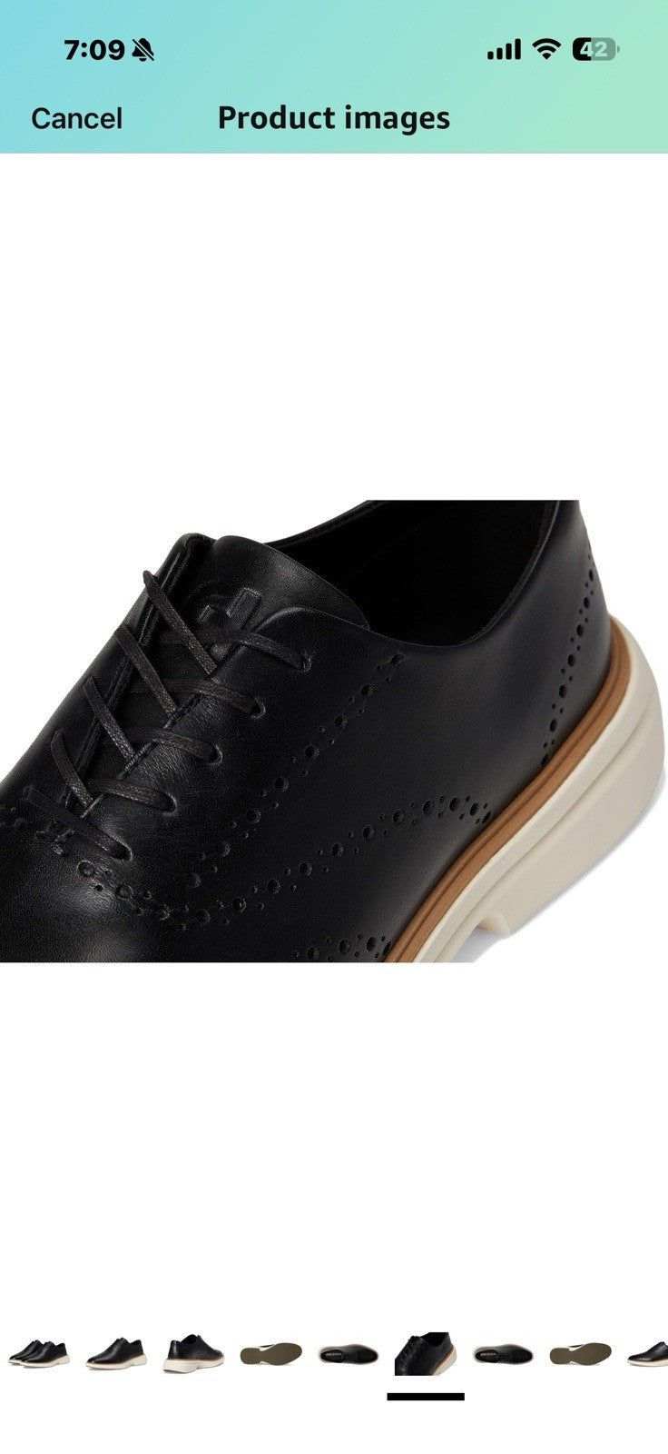 Cole Haan Men's Originalgrand Cityspectre Wingtip Oxford Size 9