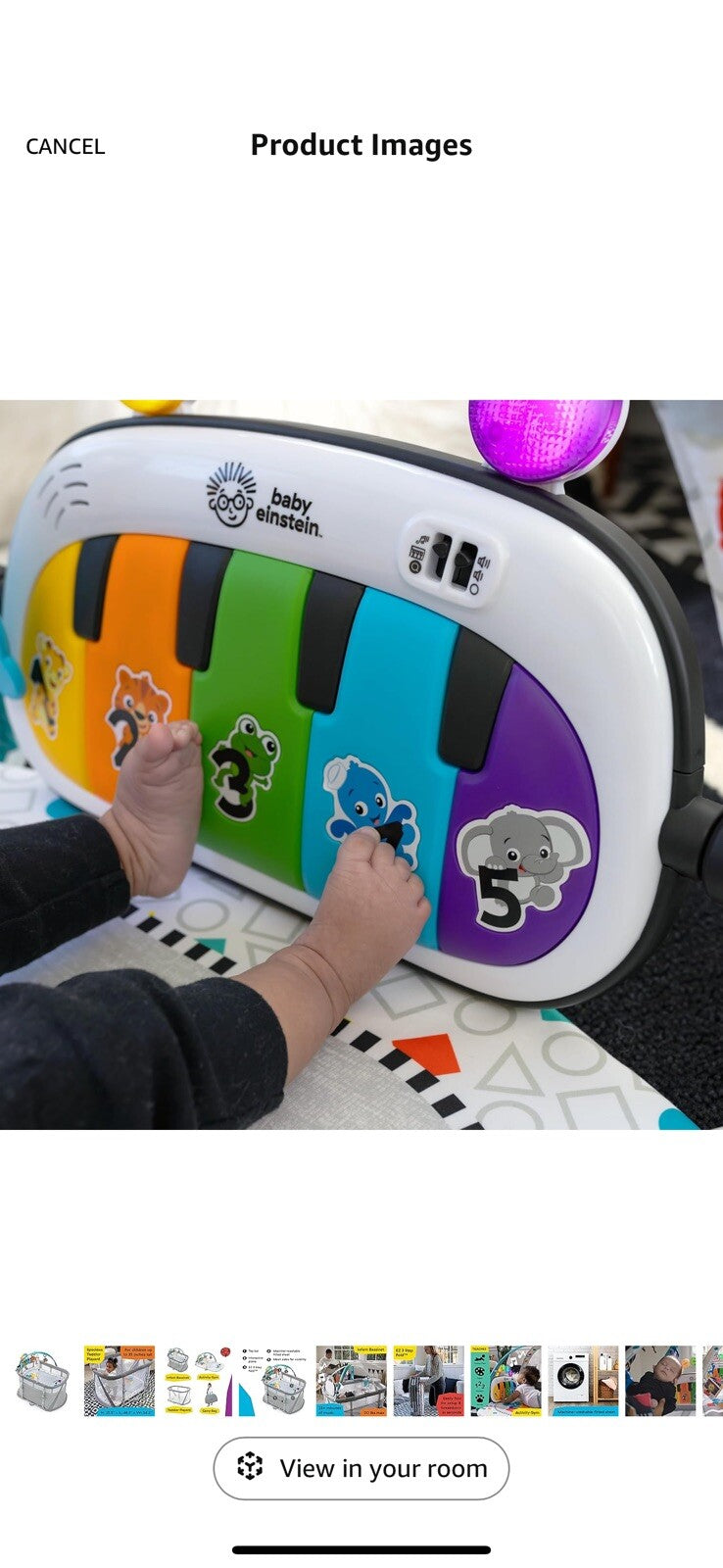Baby Einstein Kick & Snooze 3-in-1 Foldable Playard