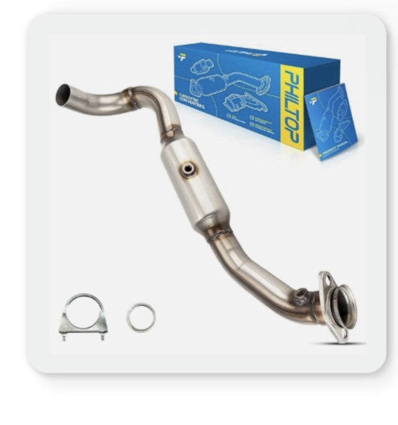 PHILTOP Left Catalytic Converter Kit Direct-Fit Compatible With Ford 