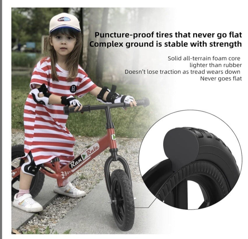 Royalbaby RanRule Kids Balance Bike Toddlers Age 2~5 Years Pink