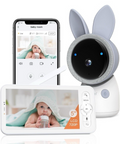 ARENTI Upgraded Video Baby Monitor,4MP 5" HD 2.4G&5G WiFi Baby Monitor