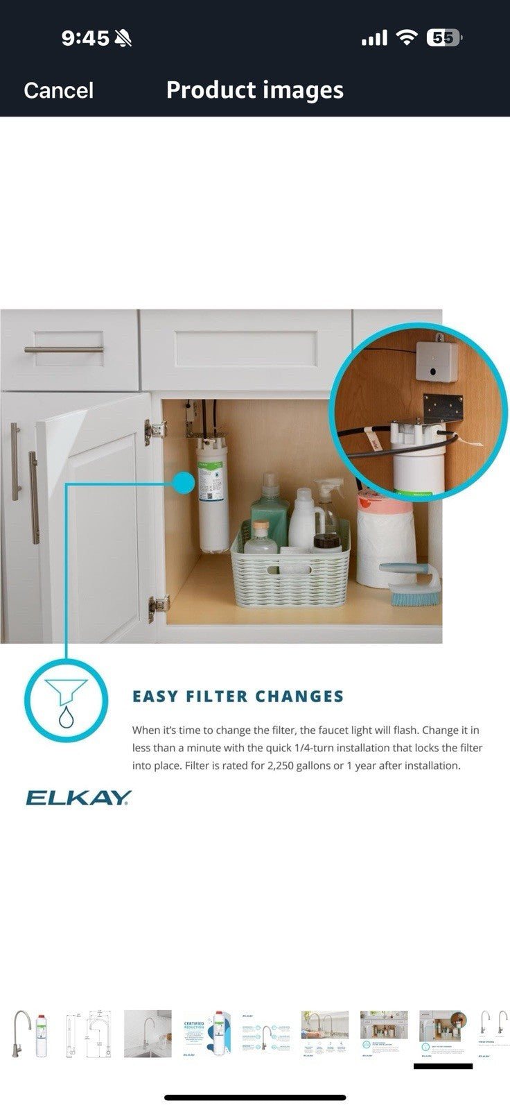 Elkay LKAV71FLS Avado Drinking Water Faucet Lustrous Steel w/71300C